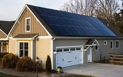 Solar installed on a residential home