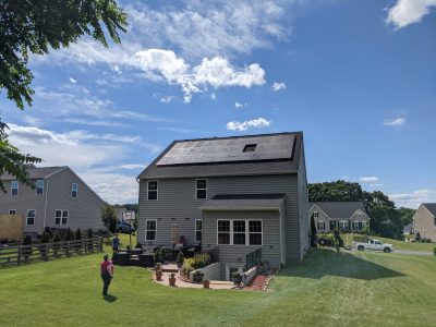 Solar installation in Virginia