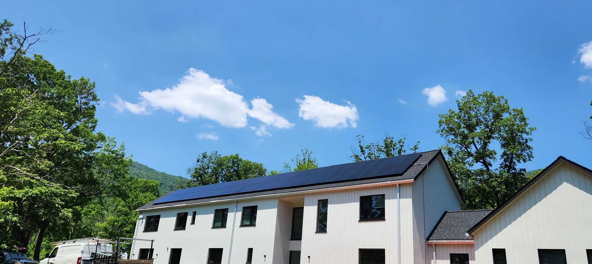 Residential solar installation in Virginia ready for a battery retrofit