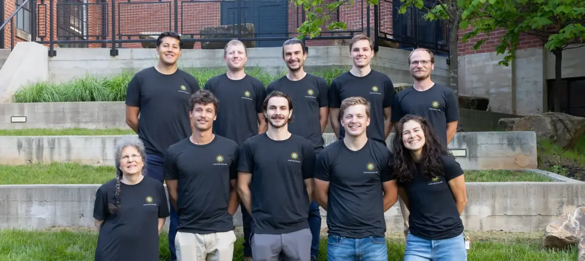 Virtue Solar installation team