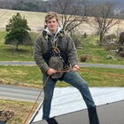 Joey on a roof in VA