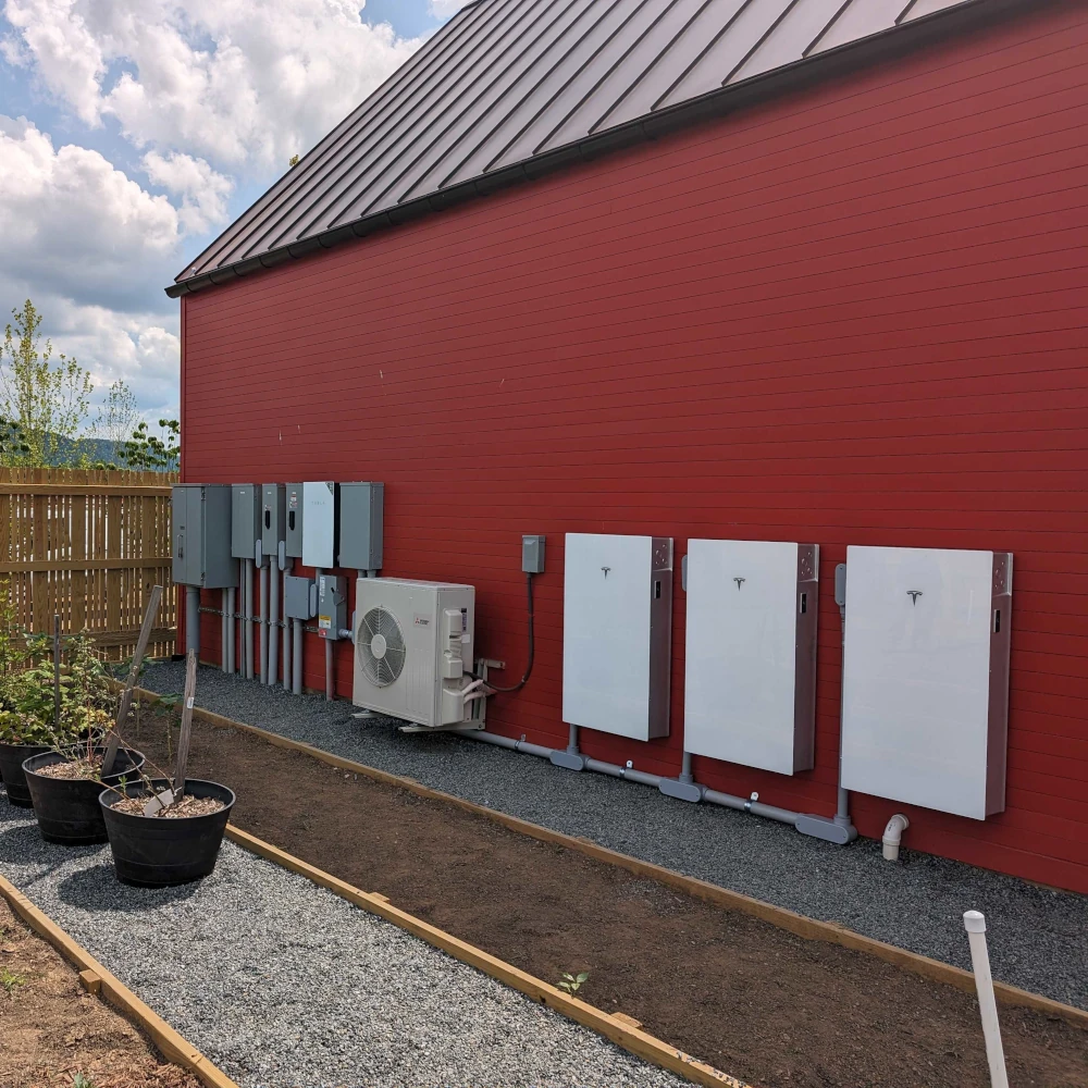 Tesla Powerwall 3 batteries installed on a solar home in Virginia