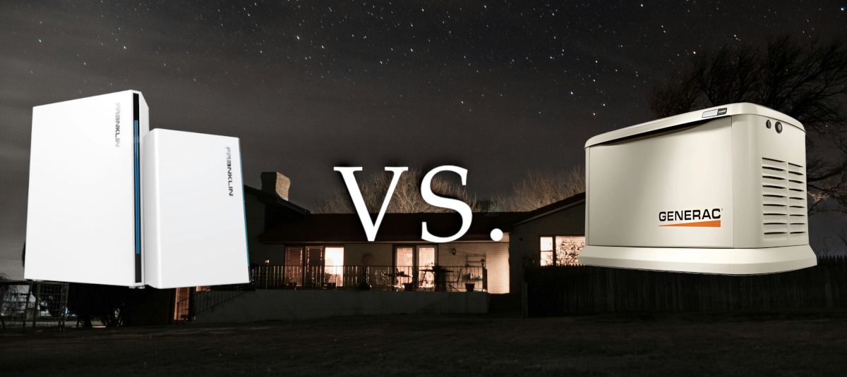 Home standby generators vs. battery backup systems