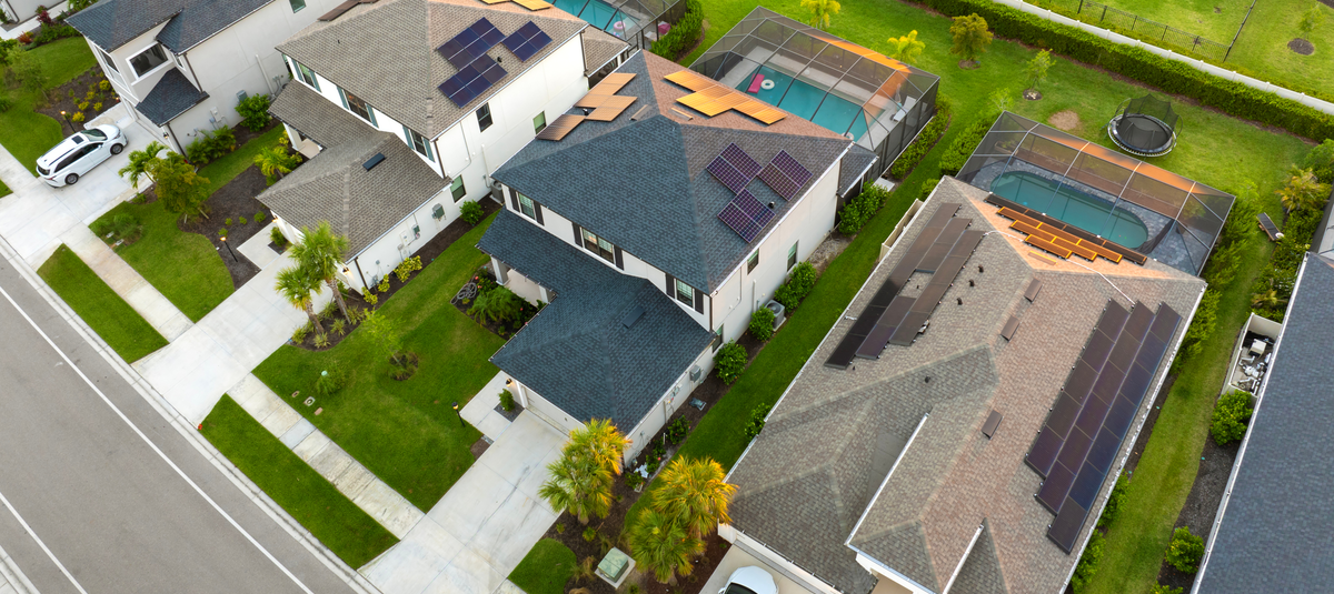 Solar residential homes, which would be affected by Dominion NEM changes