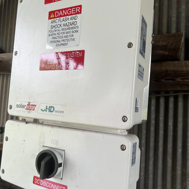 Old solaredge solar inverter