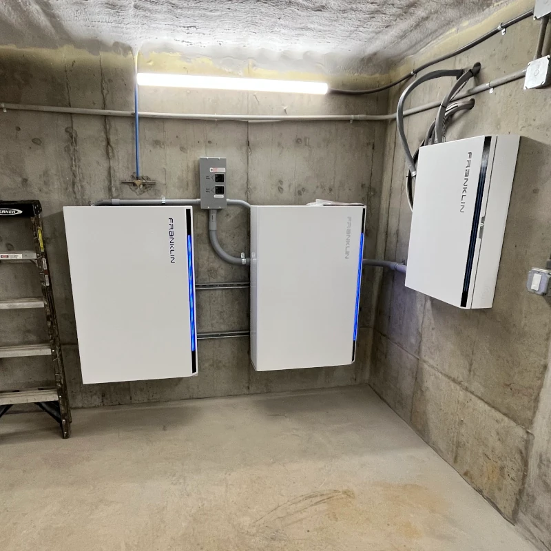 FranklinWH batteries installed in a home