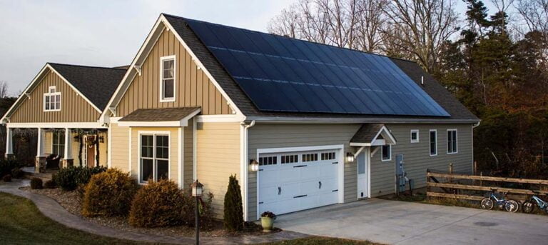 Solar installed on a residential home